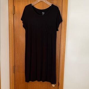 Market & Spruce Black Rayon Blend Top